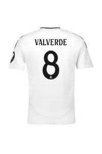 Fotbalové Dres Real Madrid Federico Valverde #8 Domácí Oblečení 2024-25 Krátký Rukáv